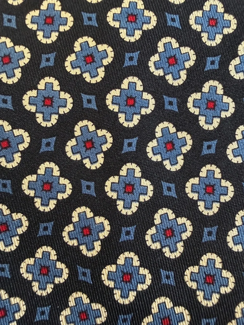 Vintage 90s J. Crew Handmade Silk Tie